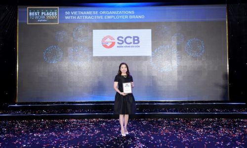 SCB là một trong 10 ngân hàng Việt có môi trường làm việc tốt nhất do Anphabe bình chọn